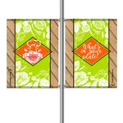 Street Pole Banner, 36 Double Set