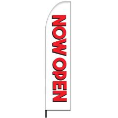 Now Open Feather Flag Design 07