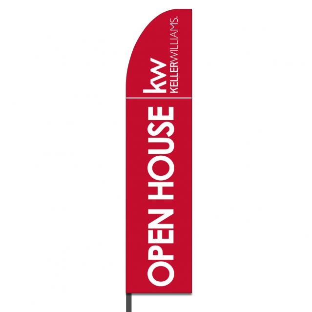 Open House Feather Flag Design 08