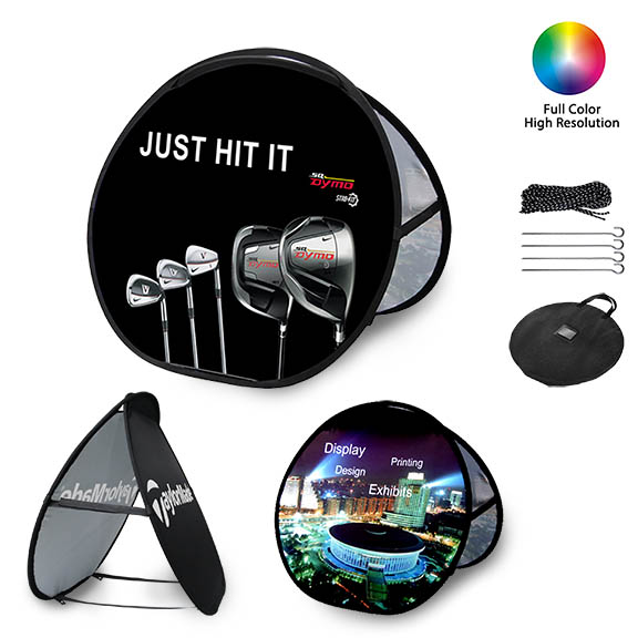 Pop Up A-Frame Banners (Round)